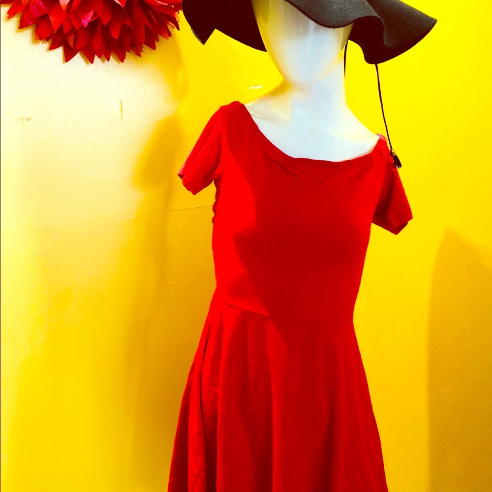 Red dress